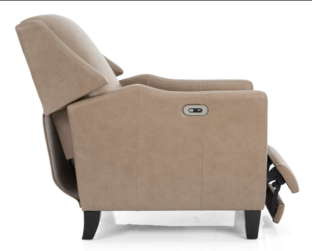 3053 Reclining Accent Chair - Leather - Image 6