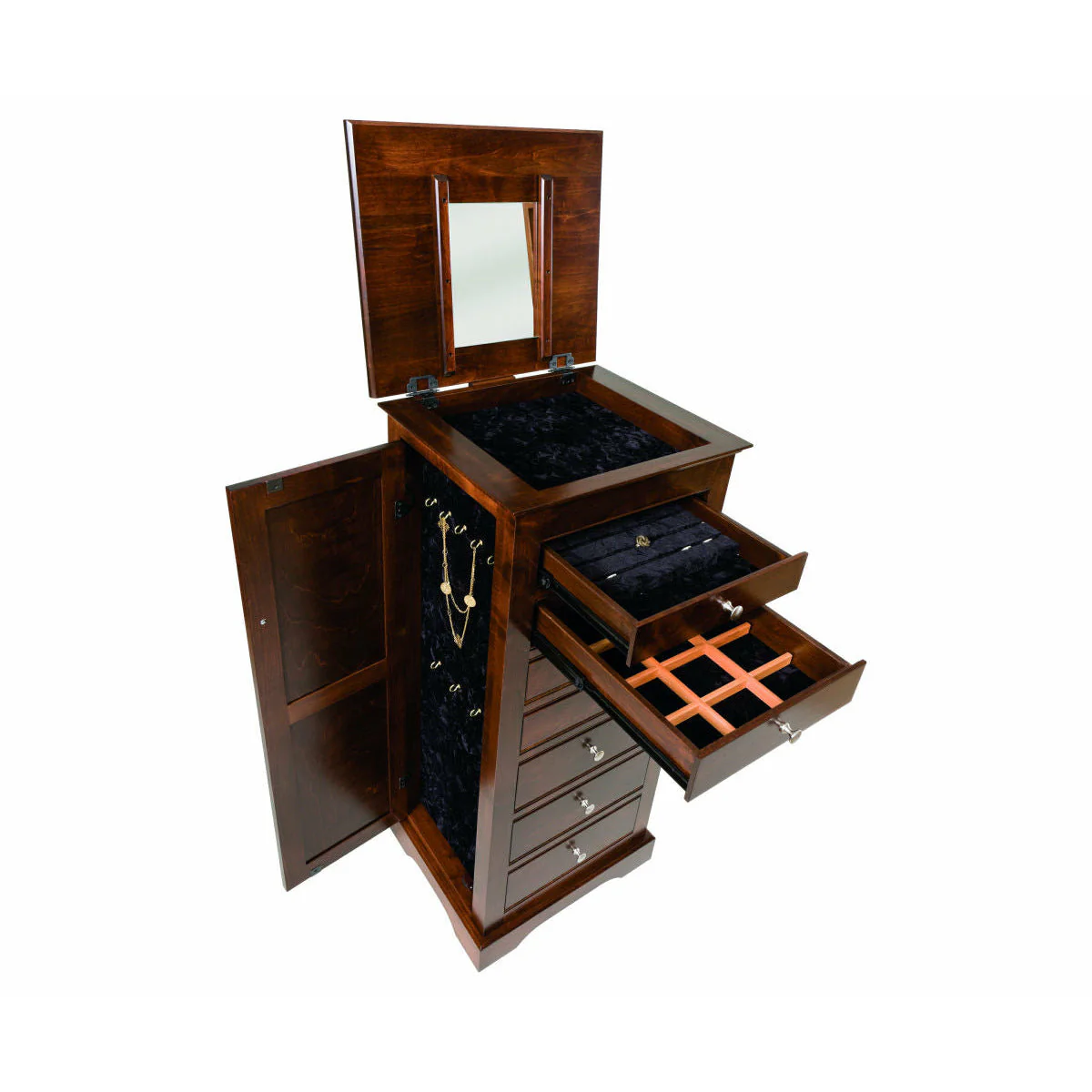 QW Amish Beaded Jewelry Armoire - Image 3