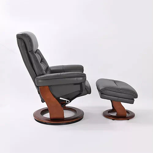 Benchmaster Happy Recliner & Ottoman - Image 5