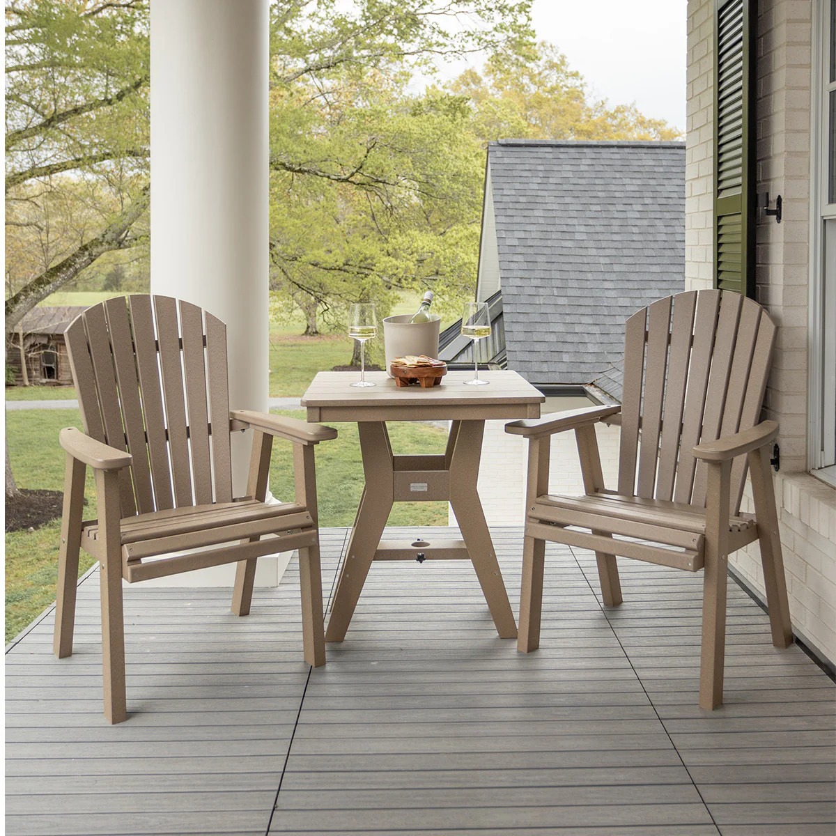 Comfo Back Adirondack Dining Chair - Image 3