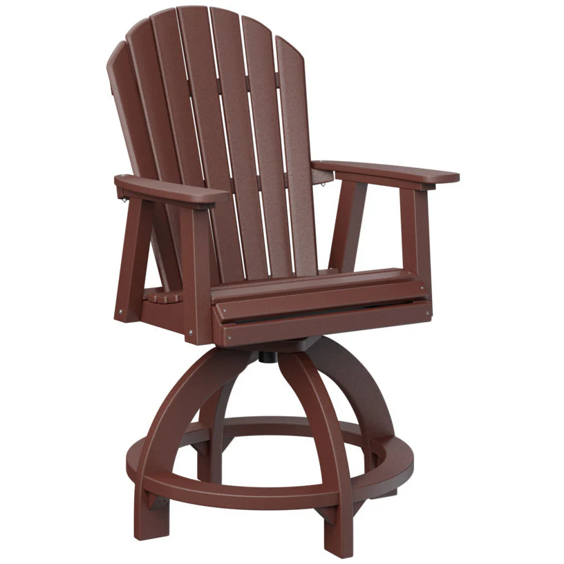 Comfo Back Adirondack Swivel Counter Chair - Image 10