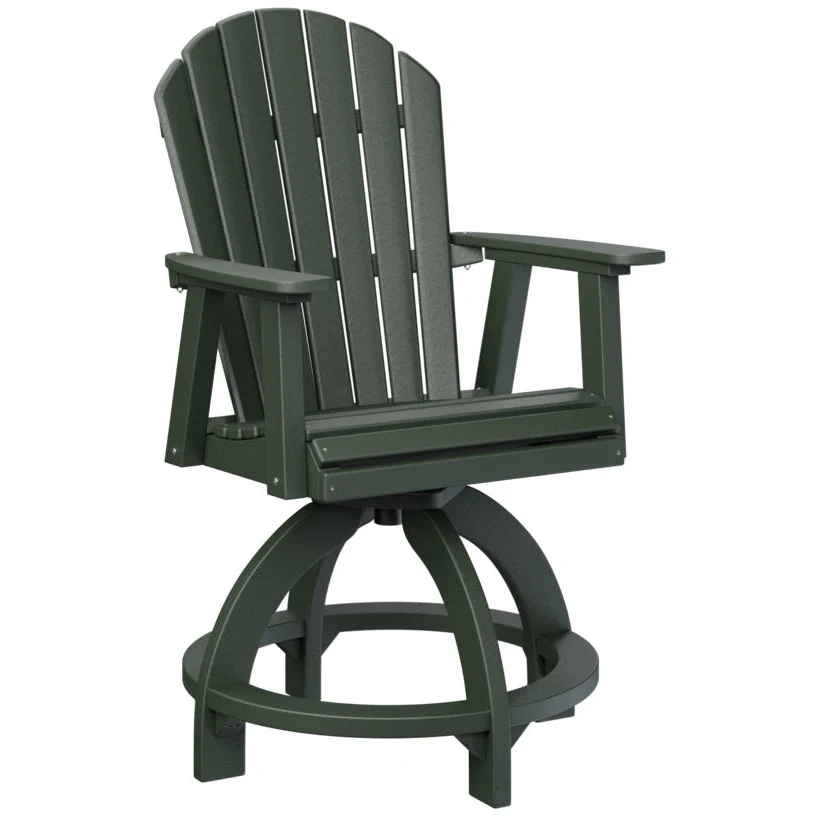 Comfo Back Adirondack Swivel Counter Chair - Image 12