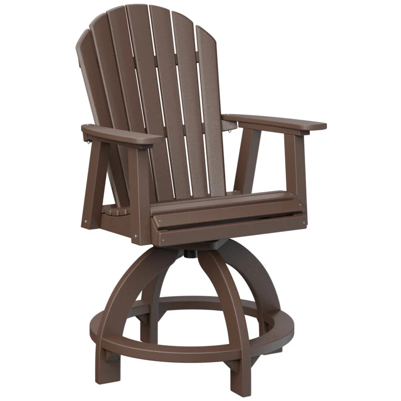 Comfo Back Adirondack Swivel Counter Chair - Image 14