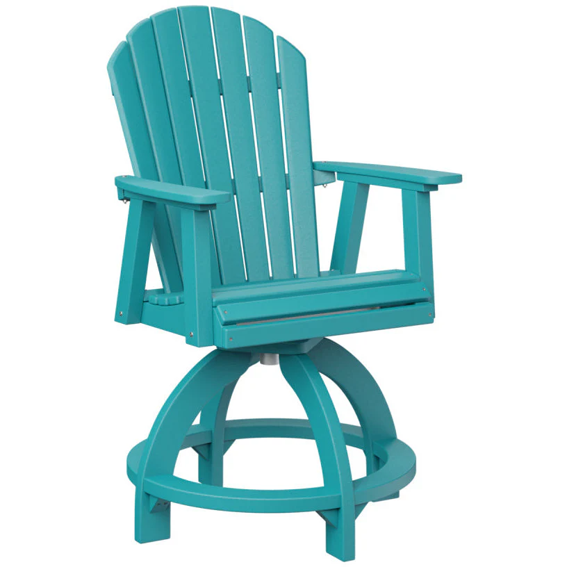 Comfo Back Adirondack Swivel Counter Chair - Image 19