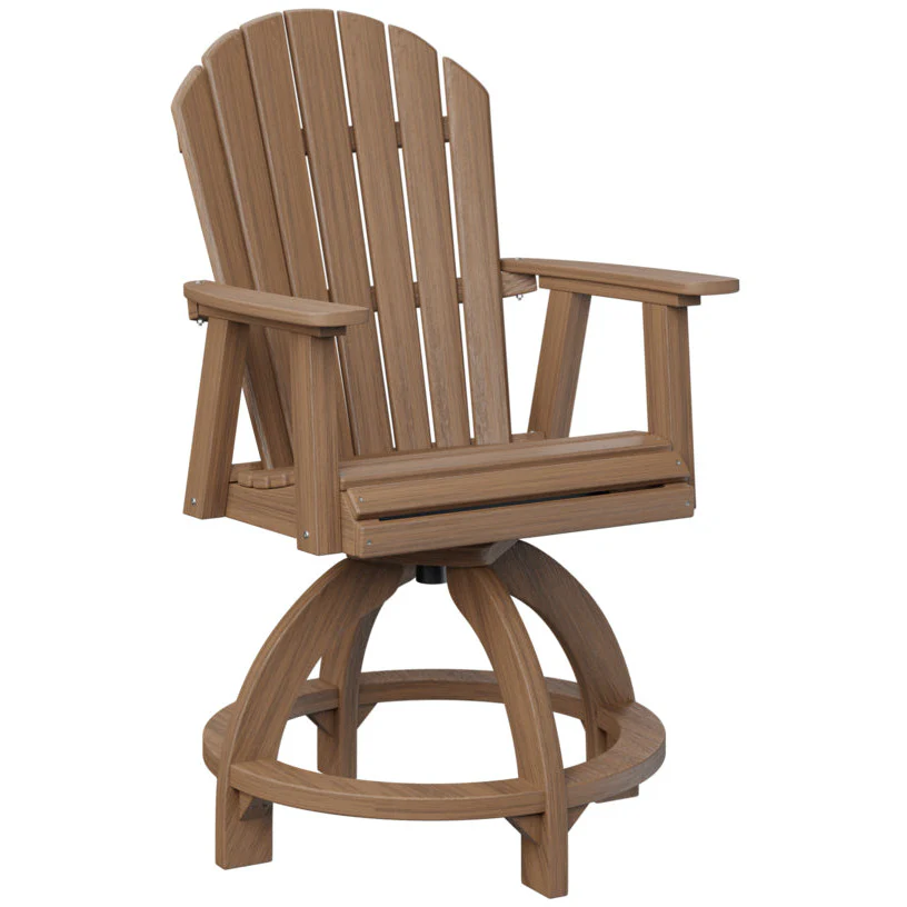 Comfo Back Adirondack Swivel Counter Chair - Image 23