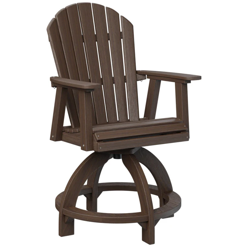 Comfo Back Adirondack Swivel Counter Chair - Image 24