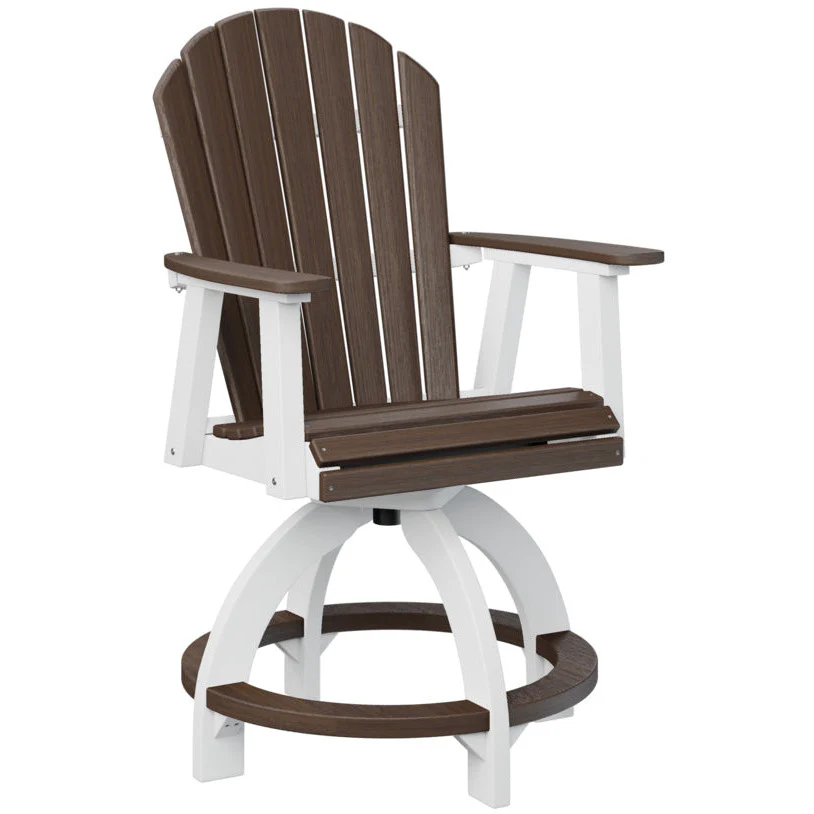 Comfo Back Adirondack Swivel Counter Chair - Image 30