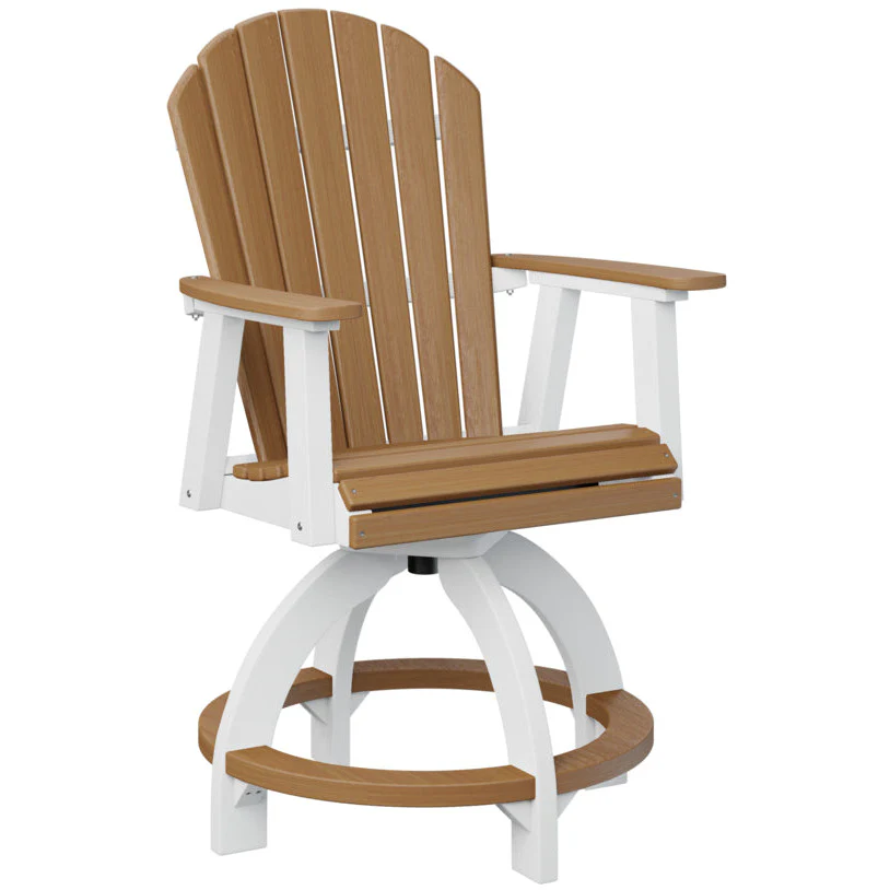 Comfo Back Adirondack Swivel Counter Chair - Image 32