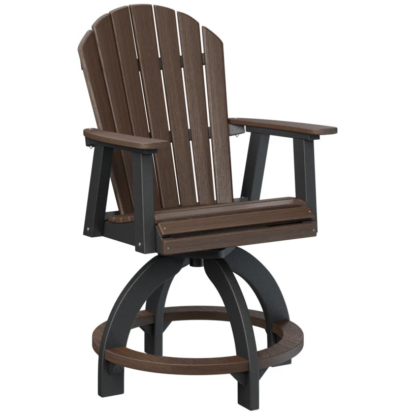 Comfo Back Adirondack Swivel Counter Chair - Image 34
