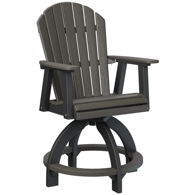 Comfo Back Adirondack Swivel Counter Chair - Image 35