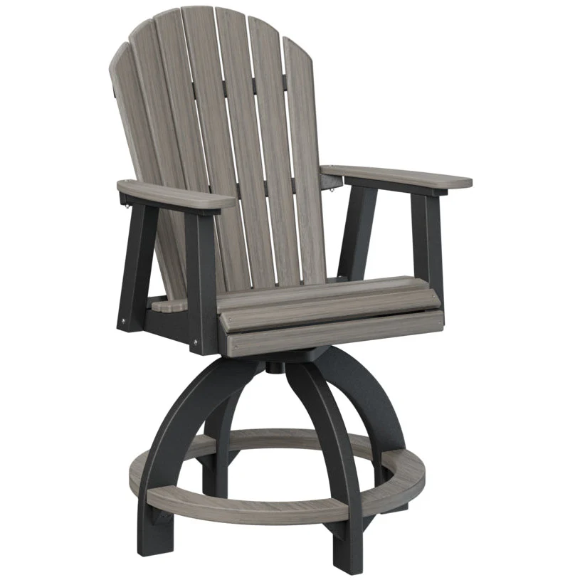 Comfo Back Adirondack Swivel Counter Chair - Image 36