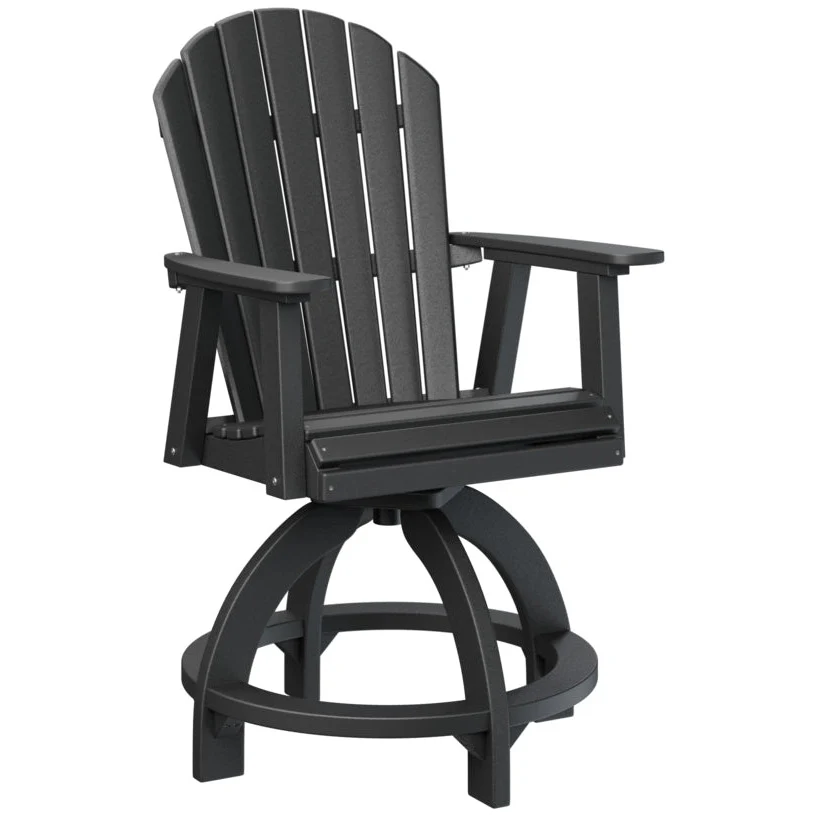 Comfo Back Adirondack Swivel Counter Chair - Image 9