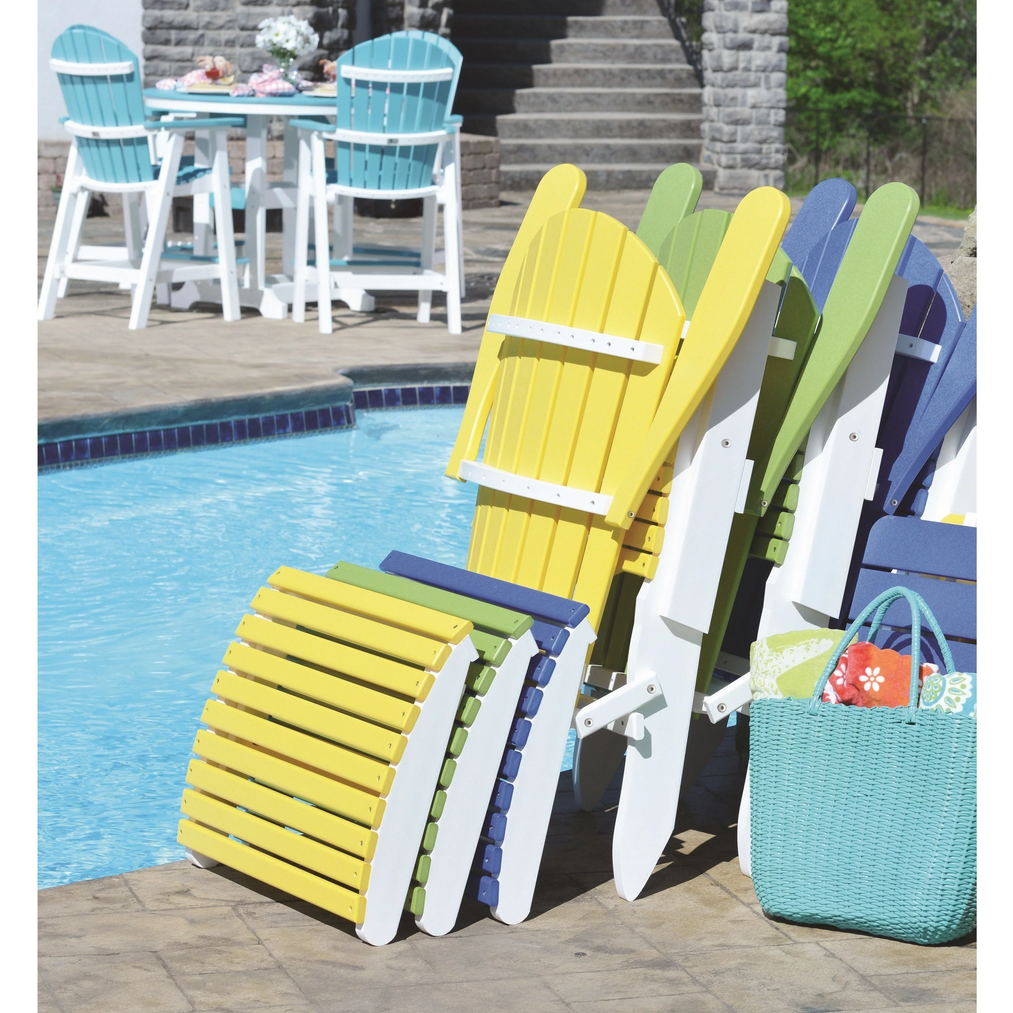 Comfo Back Adirondack Folding Chair - Image 3