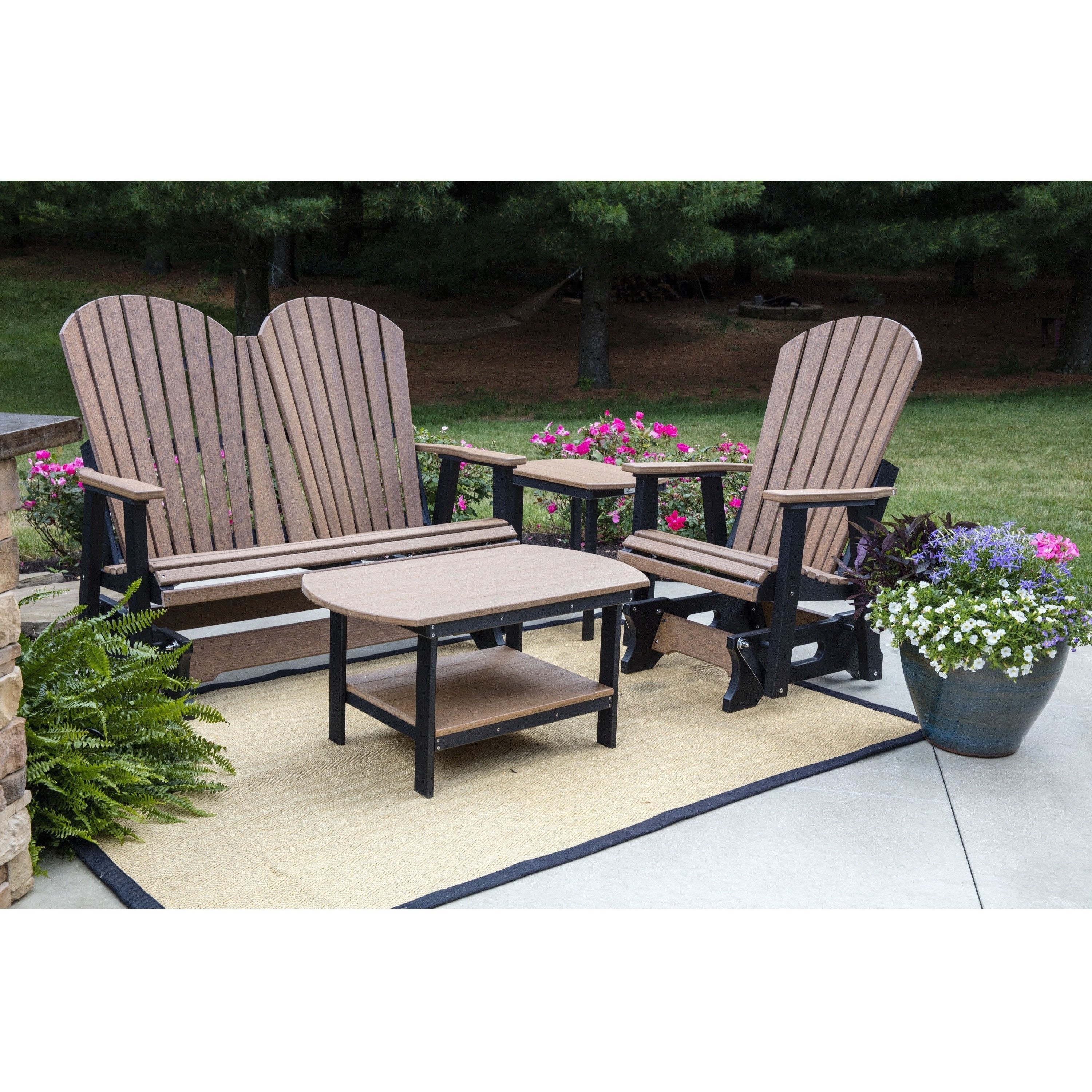 Comfo Back Adirondack Single Glider - Image 2