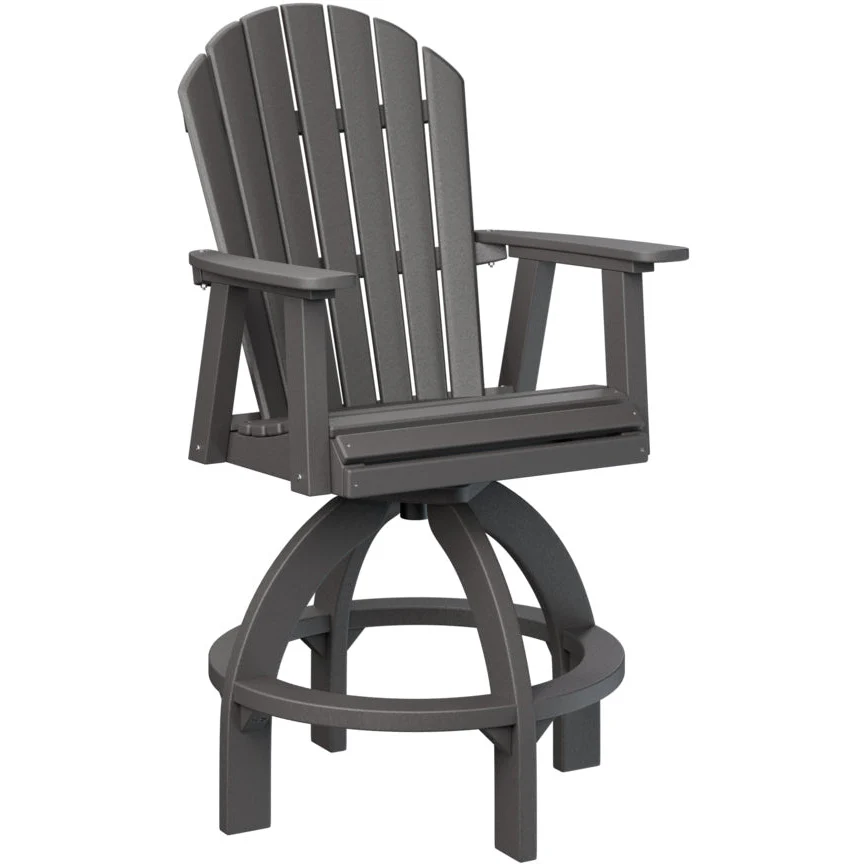 Comfo Back Adirondack Swivel Bar Chair - Image 13