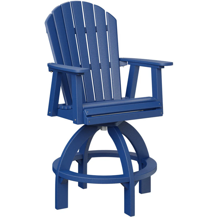 Comfo Back Adirondack Swivel Bar Chair - Image 15