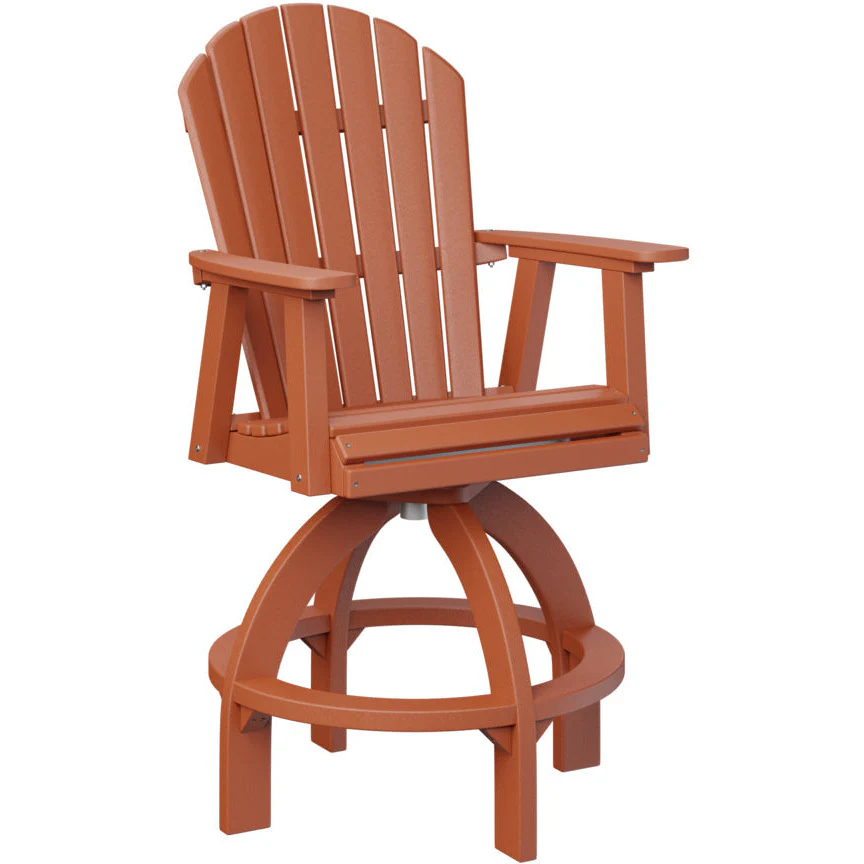 Comfo Back Adirondack Swivel Bar Chair - Image 16