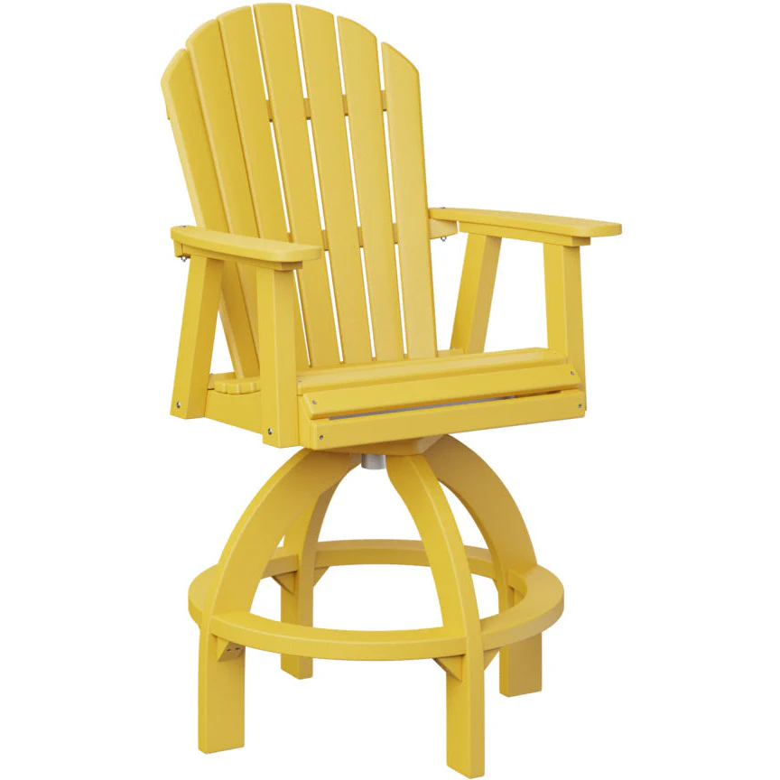 Comfo Back Adirondack Swivel Bar Chair - Image 19