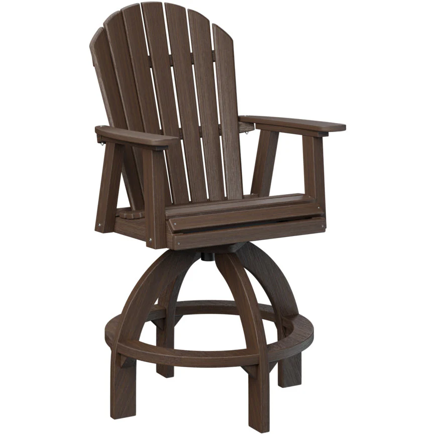 Comfo Back Adirondack Swivel Bar Chair - Image 21