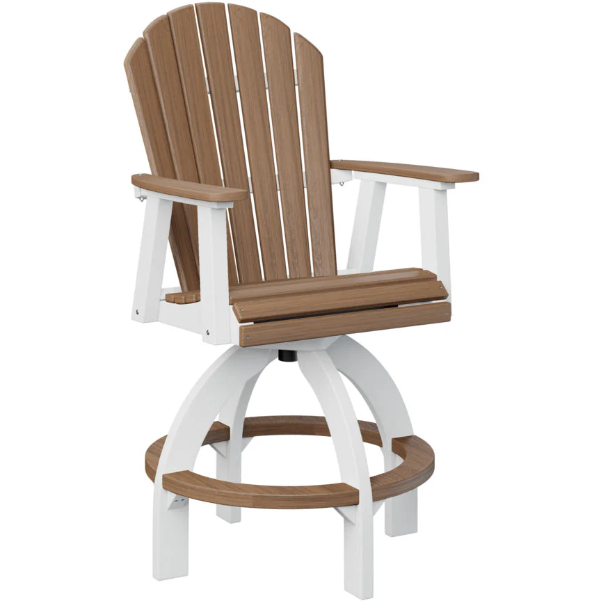 Comfo Back Adirondack Swivel Bar Chair - Image 26