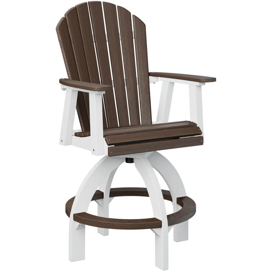 Comfo Back Adirondack Swivel Bar Chair - Image 27