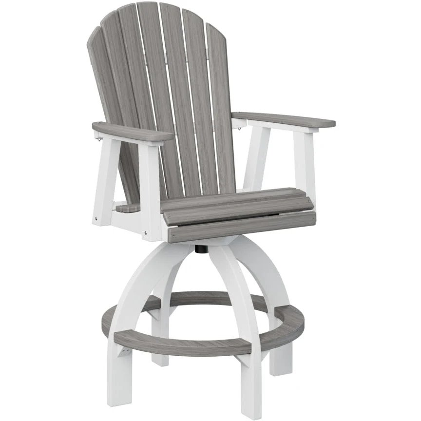 Comfo Back Adirondack Swivel Bar Chair - Image 28