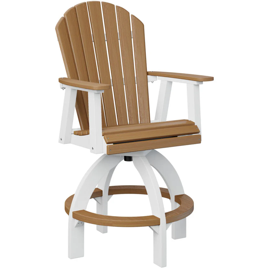Comfo Back Adirondack Swivel Bar Chair - Image 29