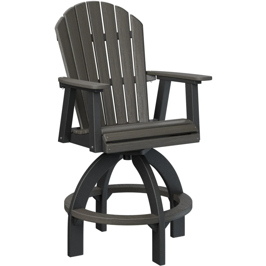 Comfo Back Adirondack Swivel Bar Chair - Image 32