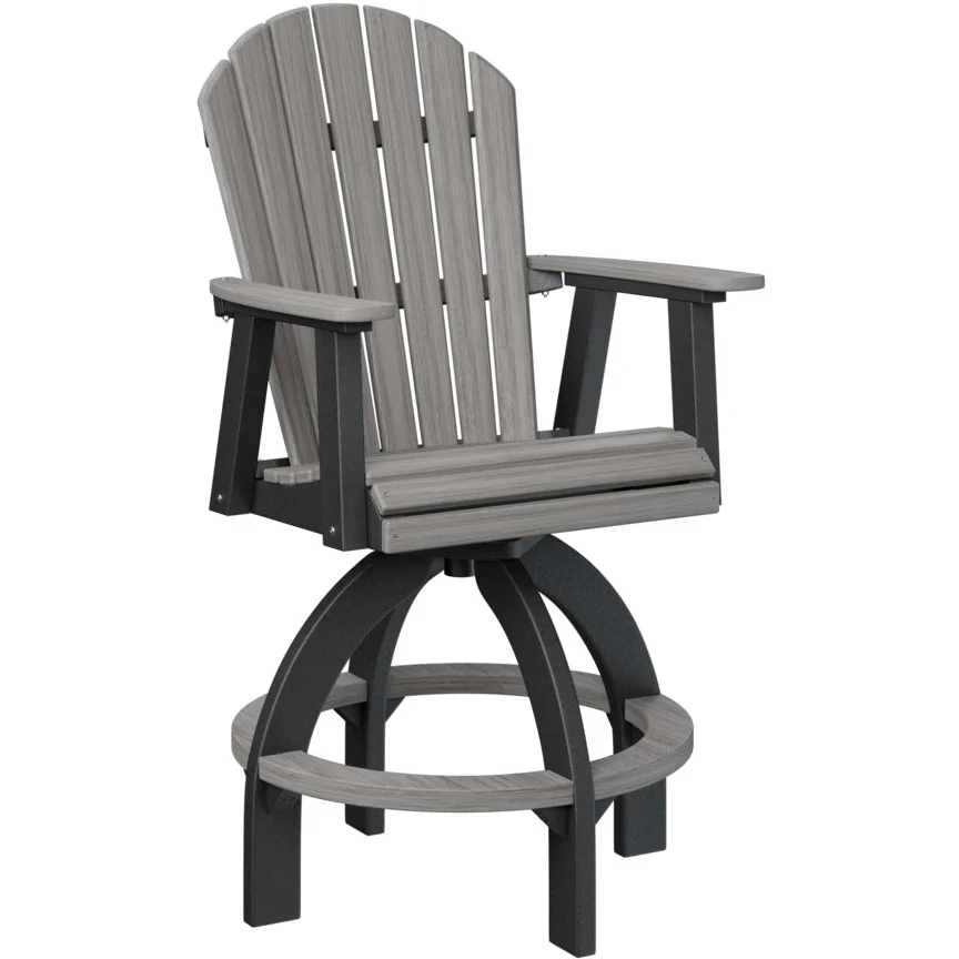 Comfo Back Adirondack Swivel Bar Chair - Image 33