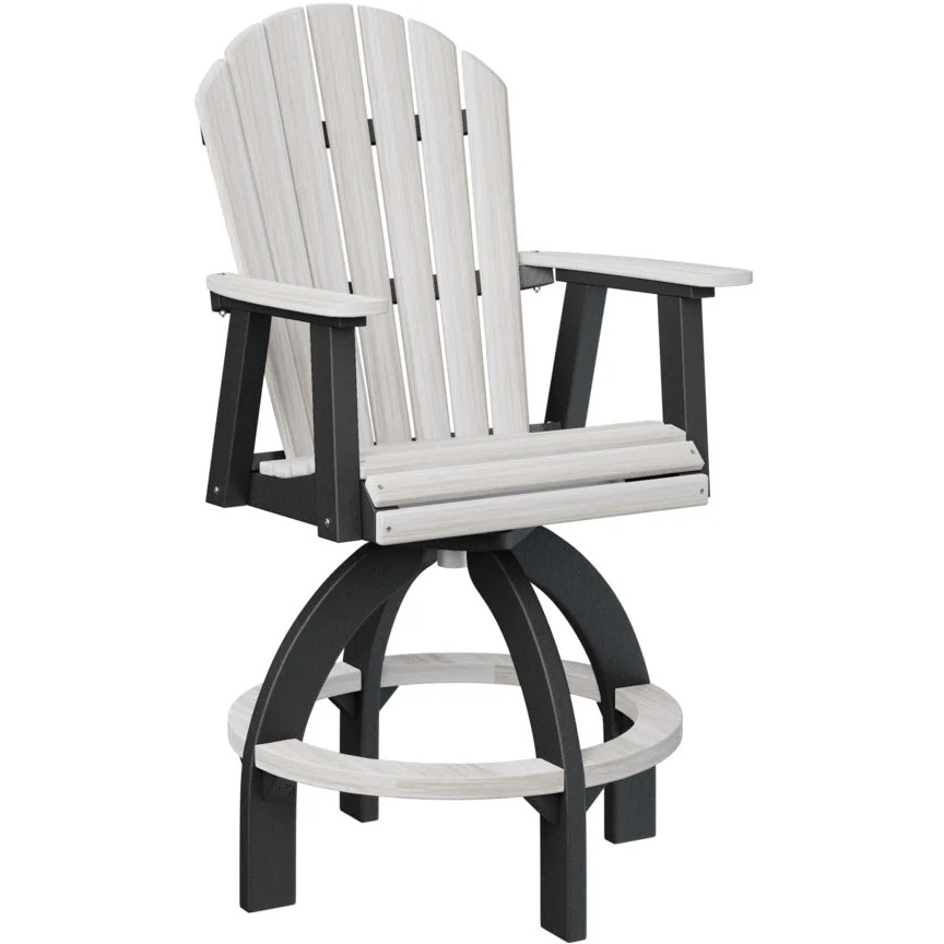 Comfo Back Adirondack Swivel Bar Chair - Image 34