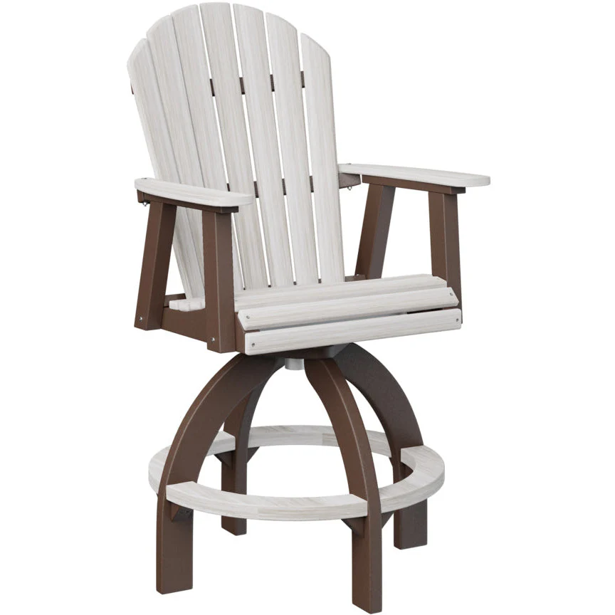 Comfo Back Adirondack Swivel Bar Chair - Image 35