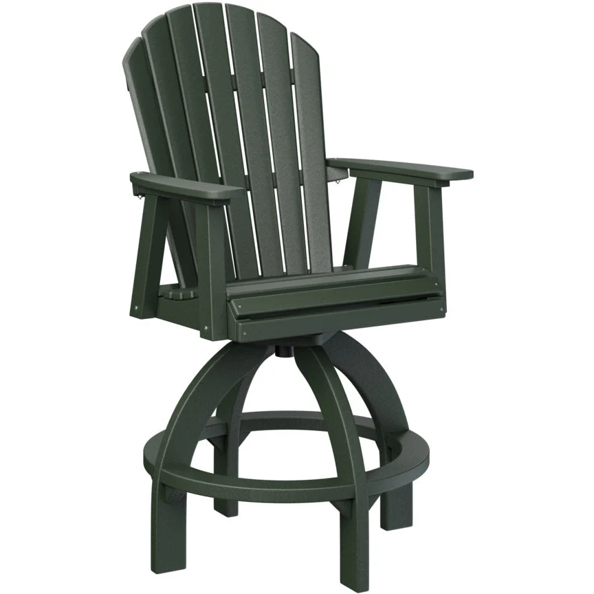 Comfo Back Adirondack Swivel Bar Chair - Image 9