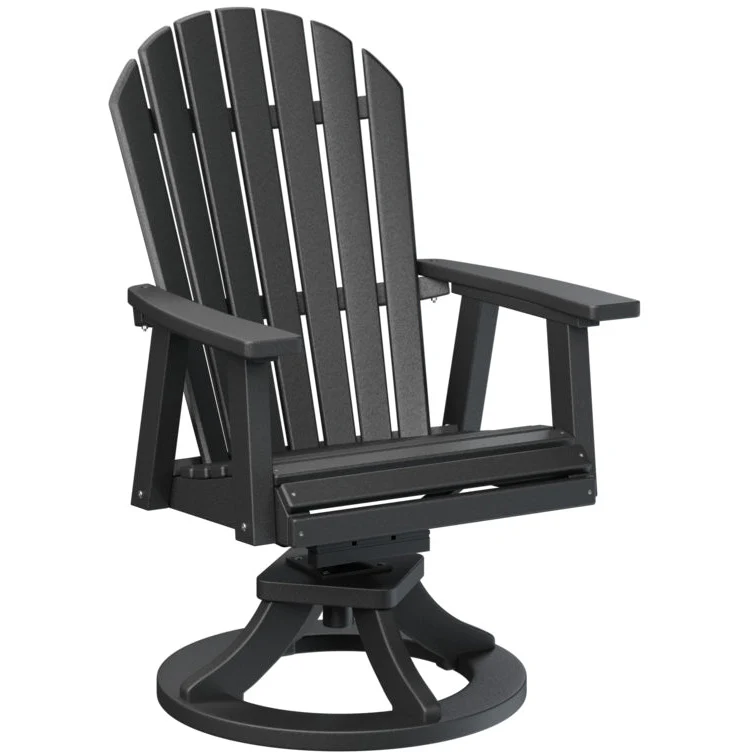 Comfo Back Adirondack Swivel Rocker Dining Chair - Image 10