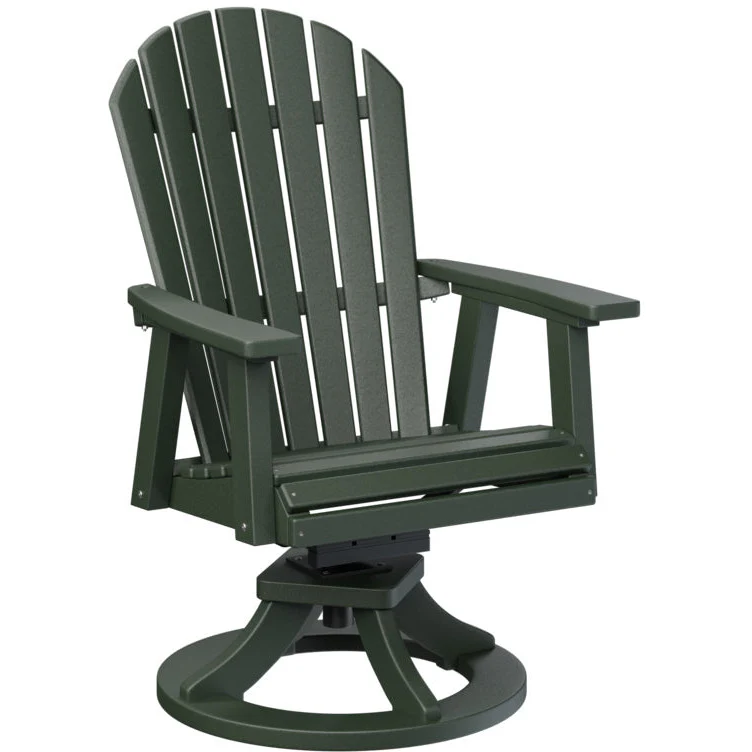 Comfo Back Adirondack Swivel Rocker Dining Chair - Image 13