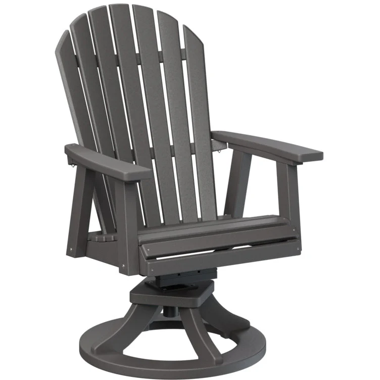Comfo Back Adirondack Swivel Rocker Dining Chair - Image 17