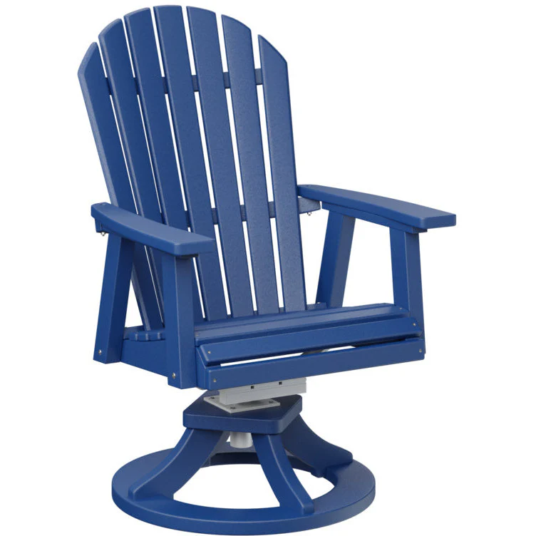 Comfo Back Adirondack Swivel Rocker Dining Chair - Image 19