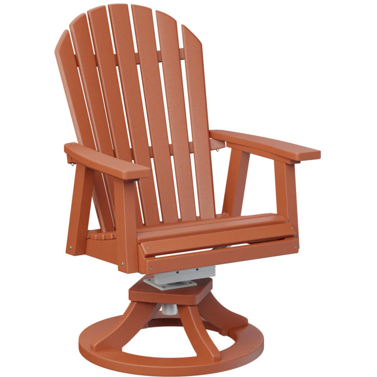 Comfo Back Adirondack Swivel Rocker Dining Chair - Image 20