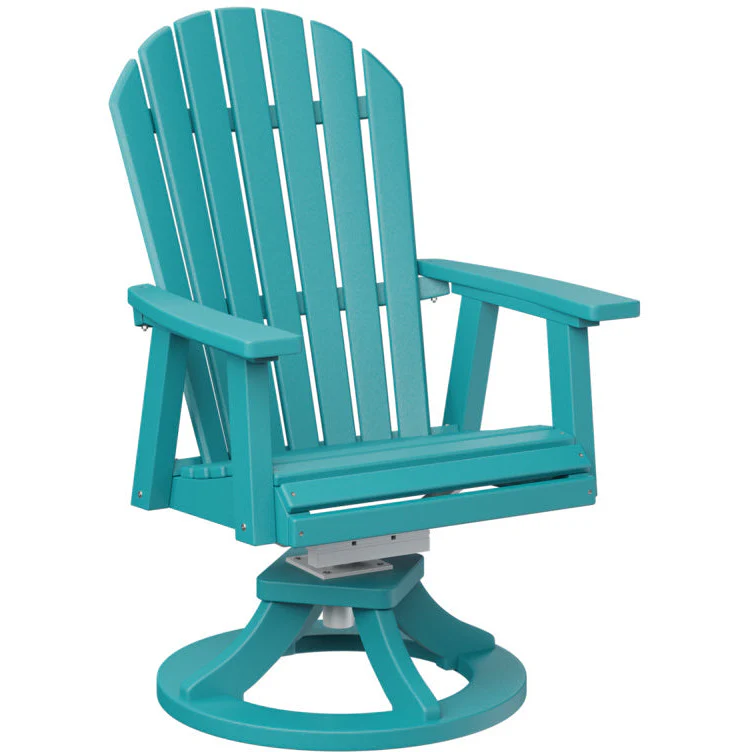 Comfo Back Adirondack Swivel Rocker Dining Chair - Image 21