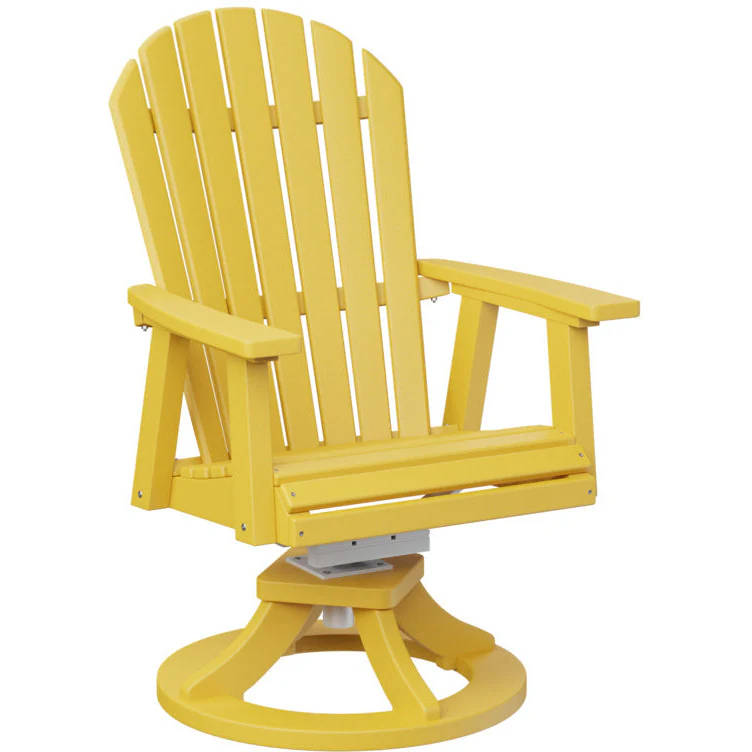 Comfo Back Adirondack Swivel Rocker Dining Chair - Image 23