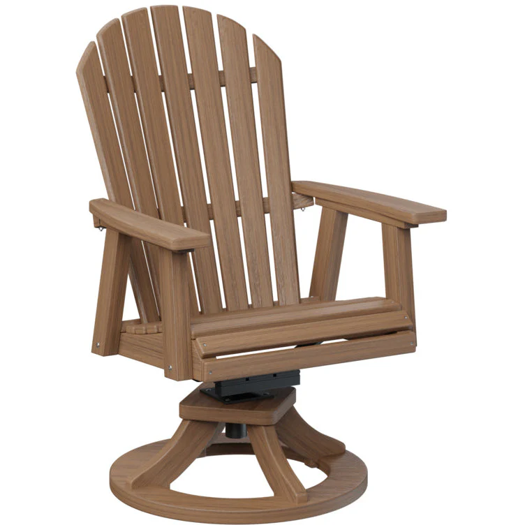 Comfo Back Adirondack Swivel Rocker Dining Chair - Image 25