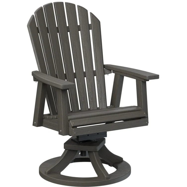 Comfo Back Adirondack Swivel Rocker Dining Chair - Image 26