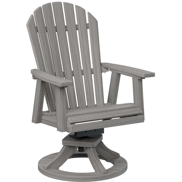 Comfo Back Adirondack Swivel Rocker Dining Chair - Image 27