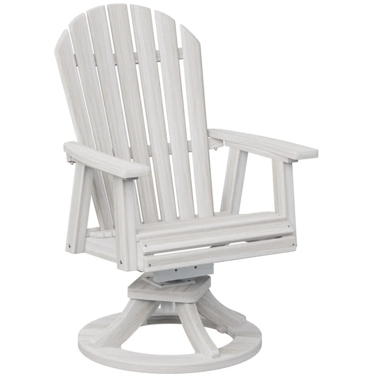 Comfo Back Adirondack Swivel Rocker Dining Chair - Image 29