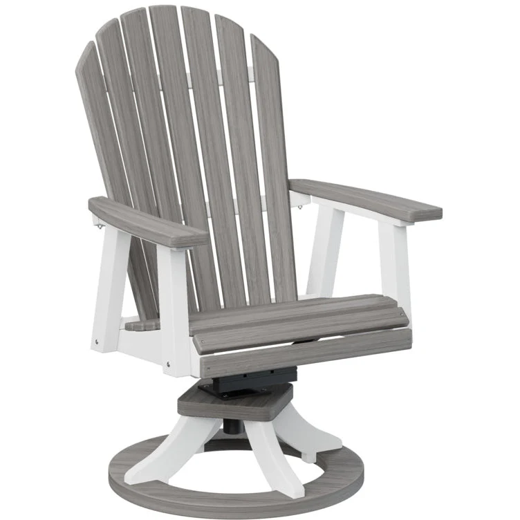 Comfo Back Adirondack Swivel Rocker Dining Chair - Image 32