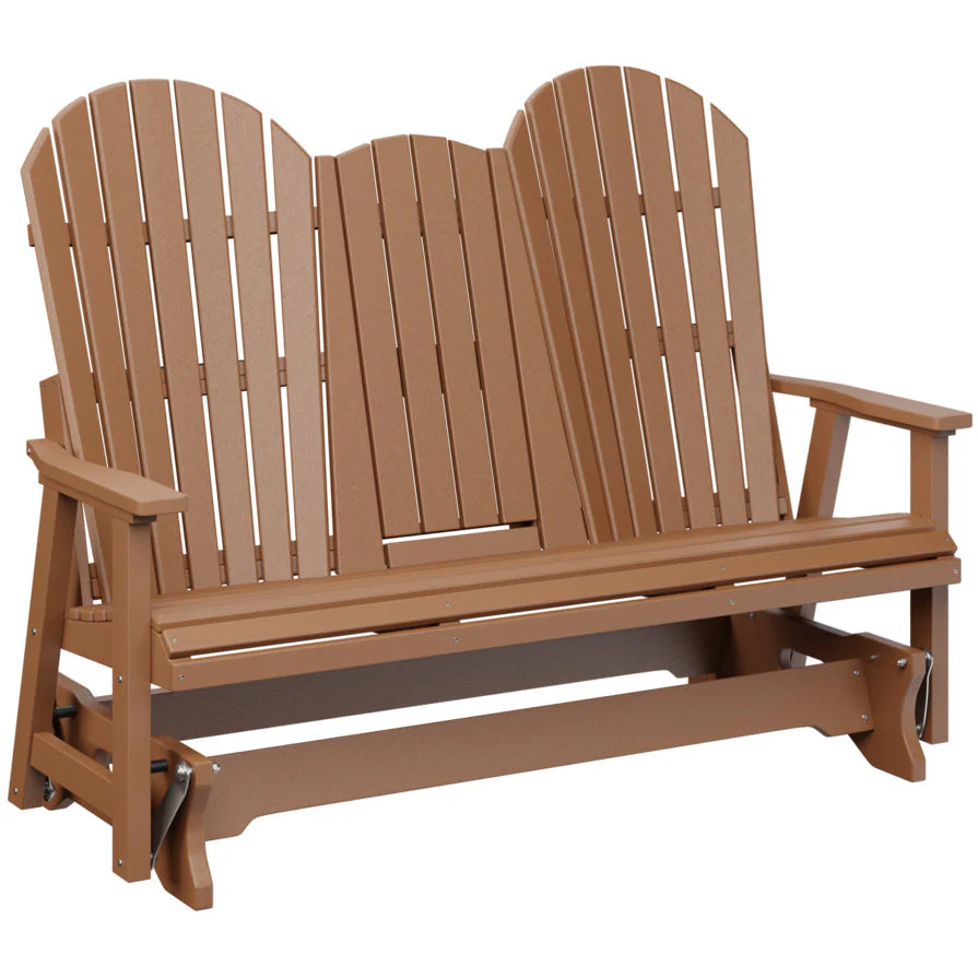 Comfo Back Adirondack Three Seat Glider with Console - Image 10