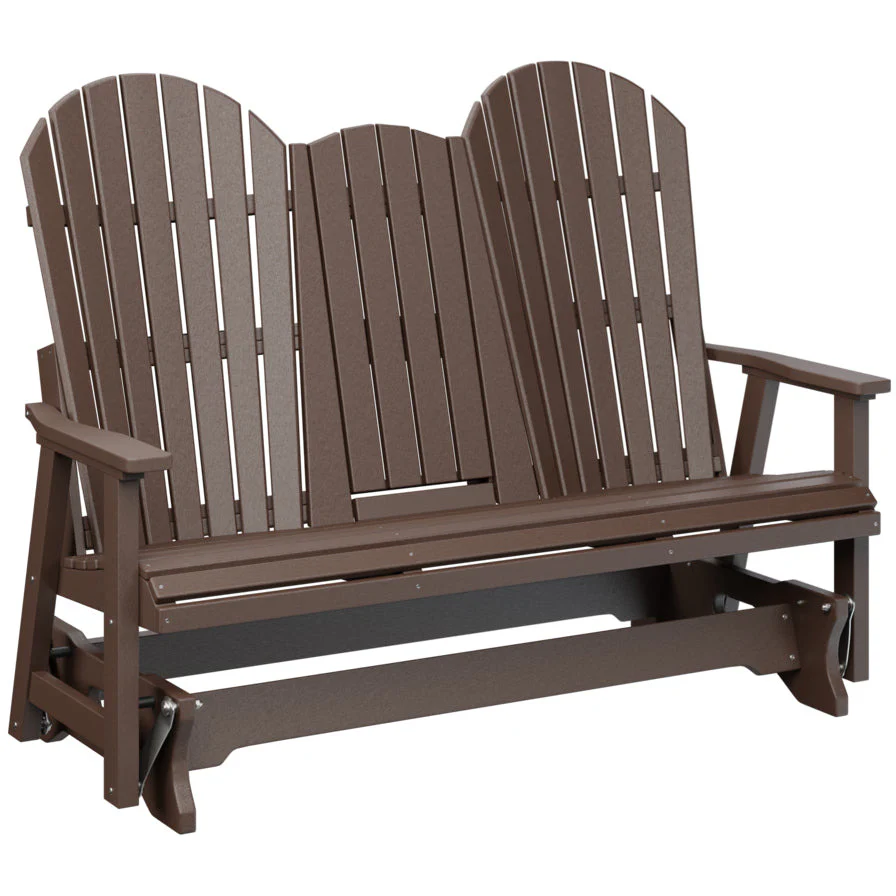 Comfo Back Adirondack Three Seat Glider with Console - Image 11