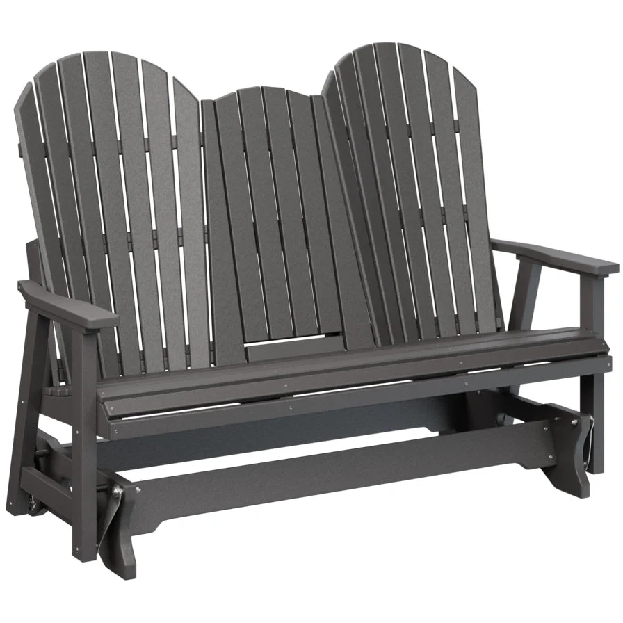 Comfo Back Adirondack Three Seat Glider with Console - Image 13