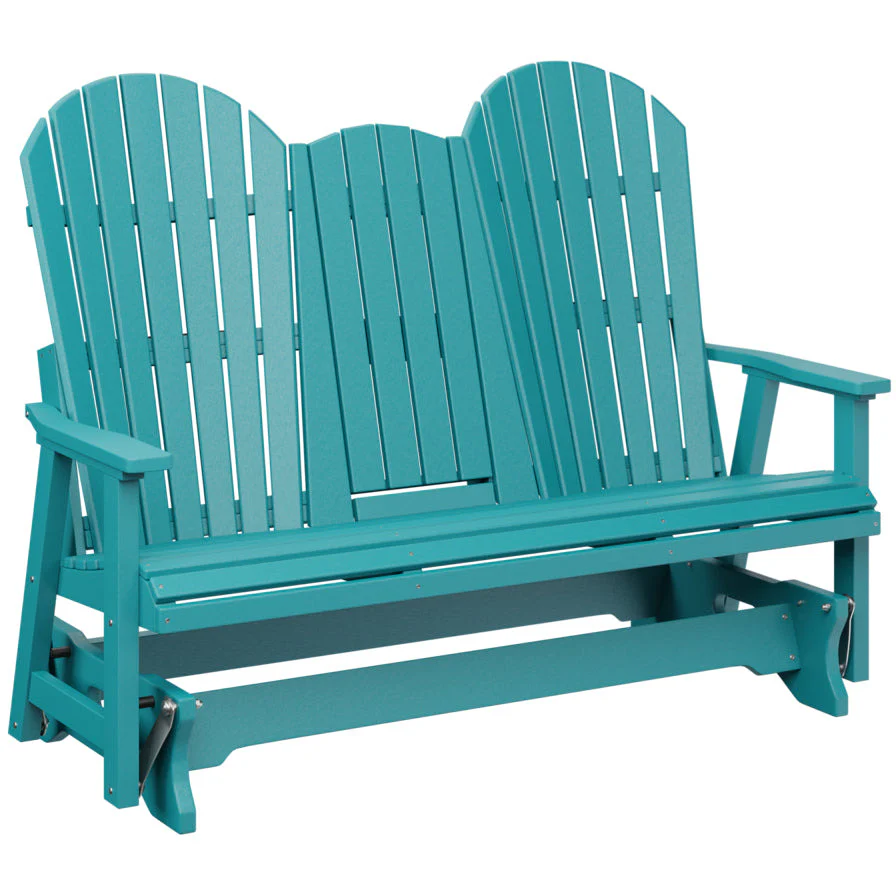 Comfo Back Adirondack Three Seat Glider with Console - Image 17