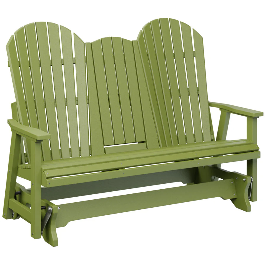 Comfo Back Adirondack Three Seat Glider with Console - Image 18
