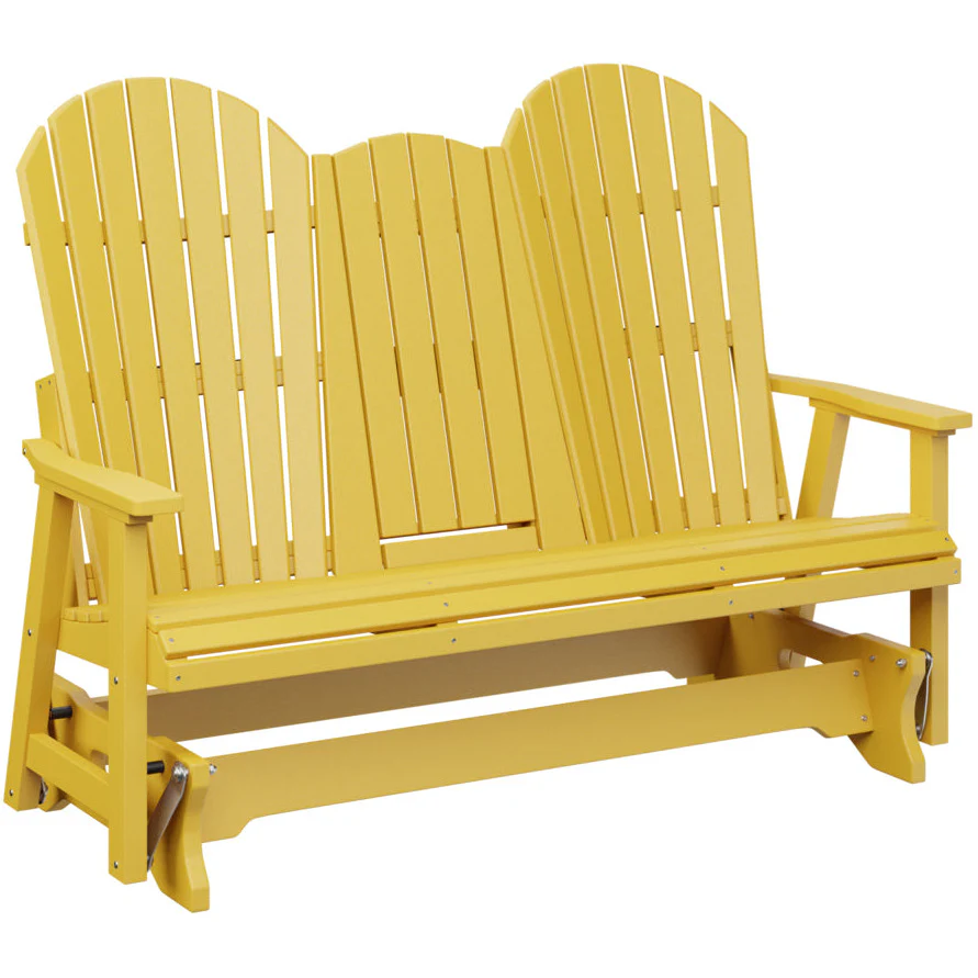 Comfo Back Adirondack Three Seat Glider with Console - Image 19
